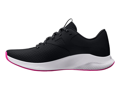 Tenis Under Armour Charged Aurora 2 Negro y Rosa para Mujer