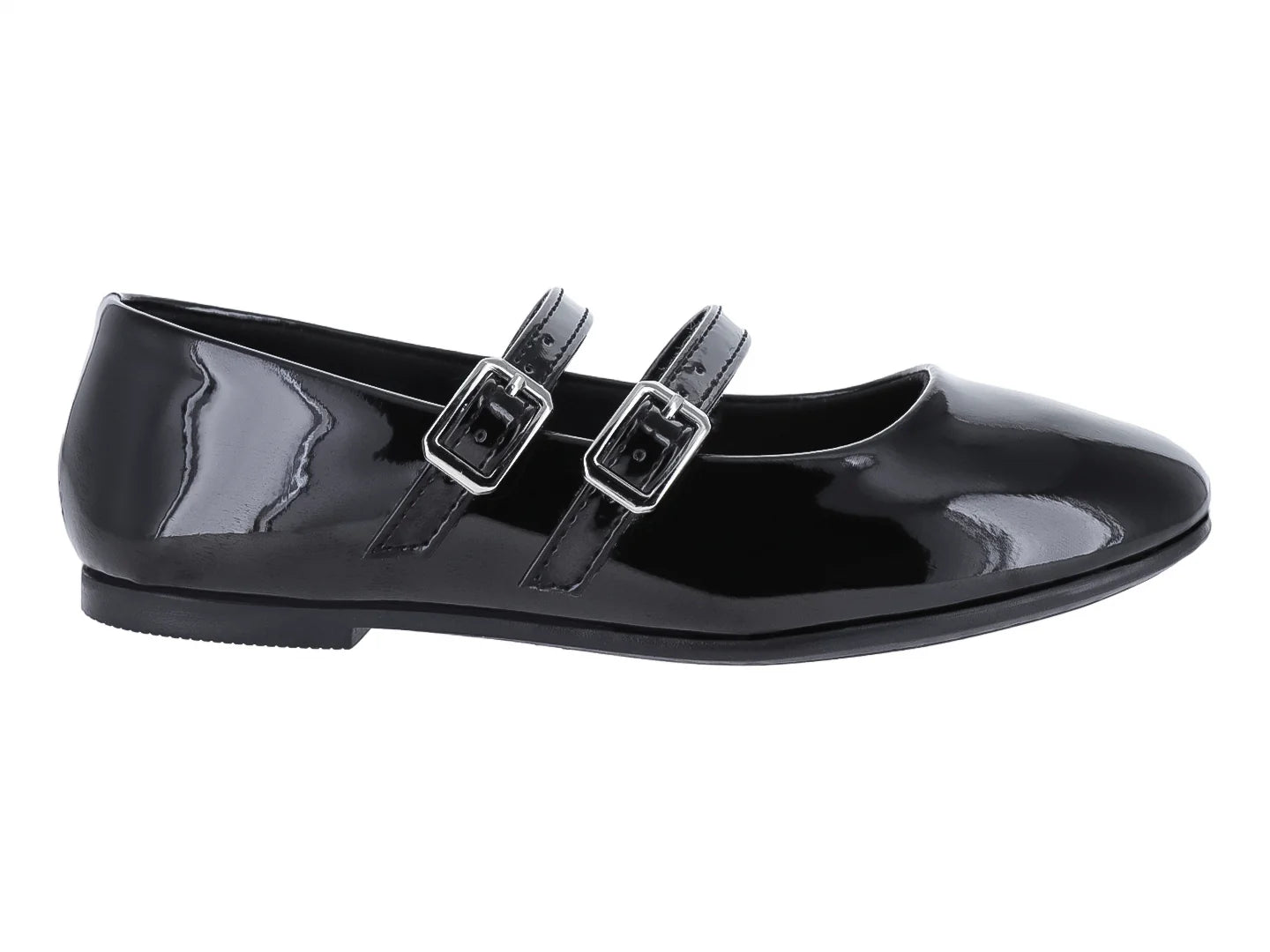 Zapatos Planos de Charol Negros Tropicana para Niña