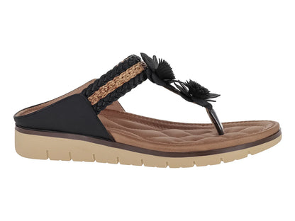 Sandalias ROZE Negro y Beige para Mujer