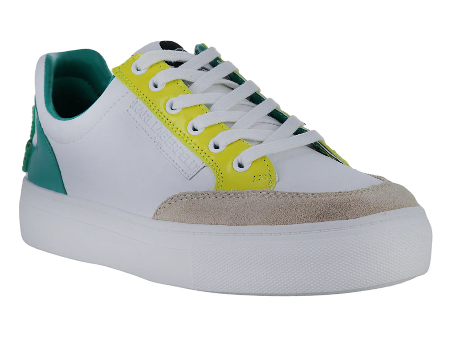 Tenis Karl Lagerfeld Blanco y Aqua para Mujer