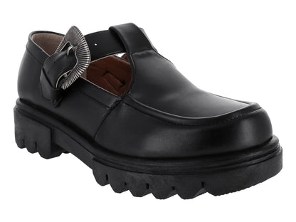 Zapatos Mary Jane Mauri Valero Negro para Mujer