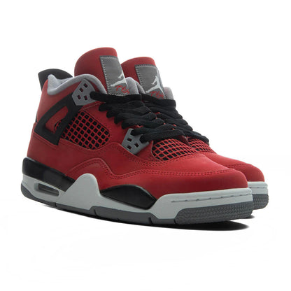 Air Jordan 4 Retro Toro Bravo GS Fire Red White Black Cement Grey