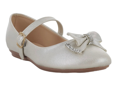 Zapatos Planos Genesis Salma Gold para Niña