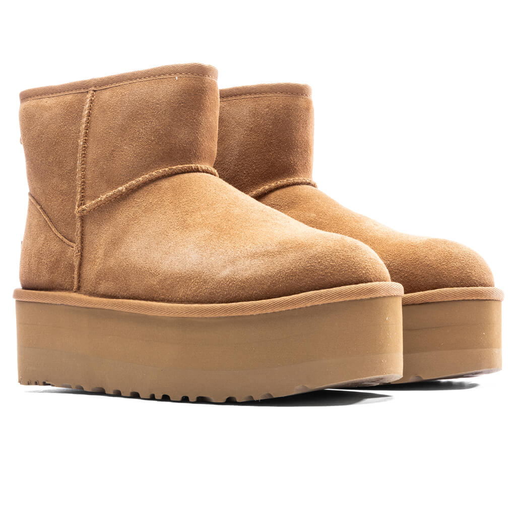 Womens Classic Mini Platform Boot Chestnut