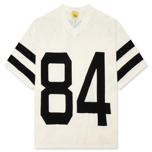 Knit Mesh Jersey Cream Black