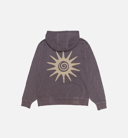 NYS Sun Dyed In Texas Hoodie Mens Hoodie Brown