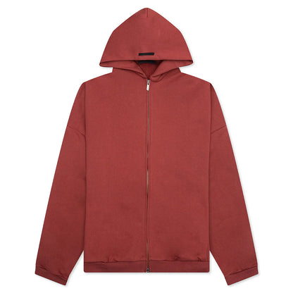 Heavy Fleece Fullzip Hoodie Crimson