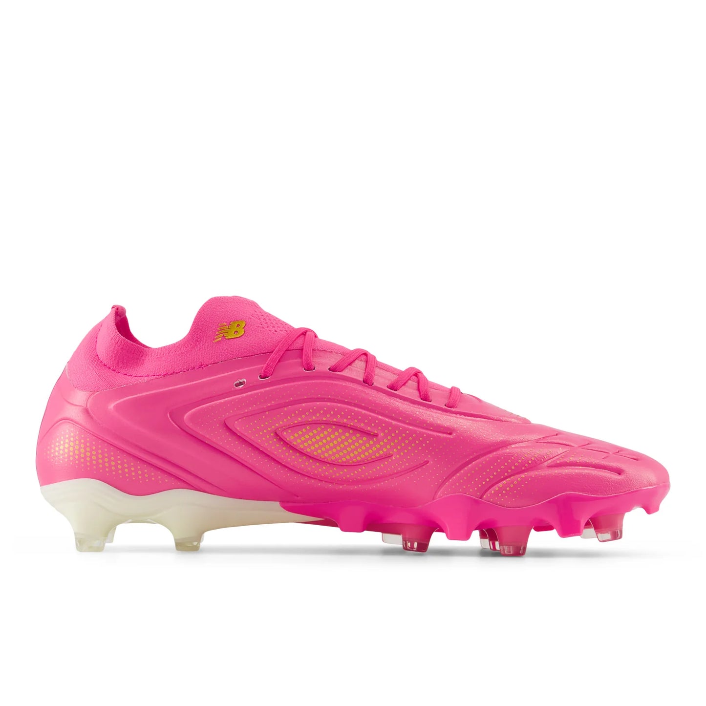 New Balance Tekela Pro Low V5 FG Firm Ground Mens Soccer Cleats Pink Heat
