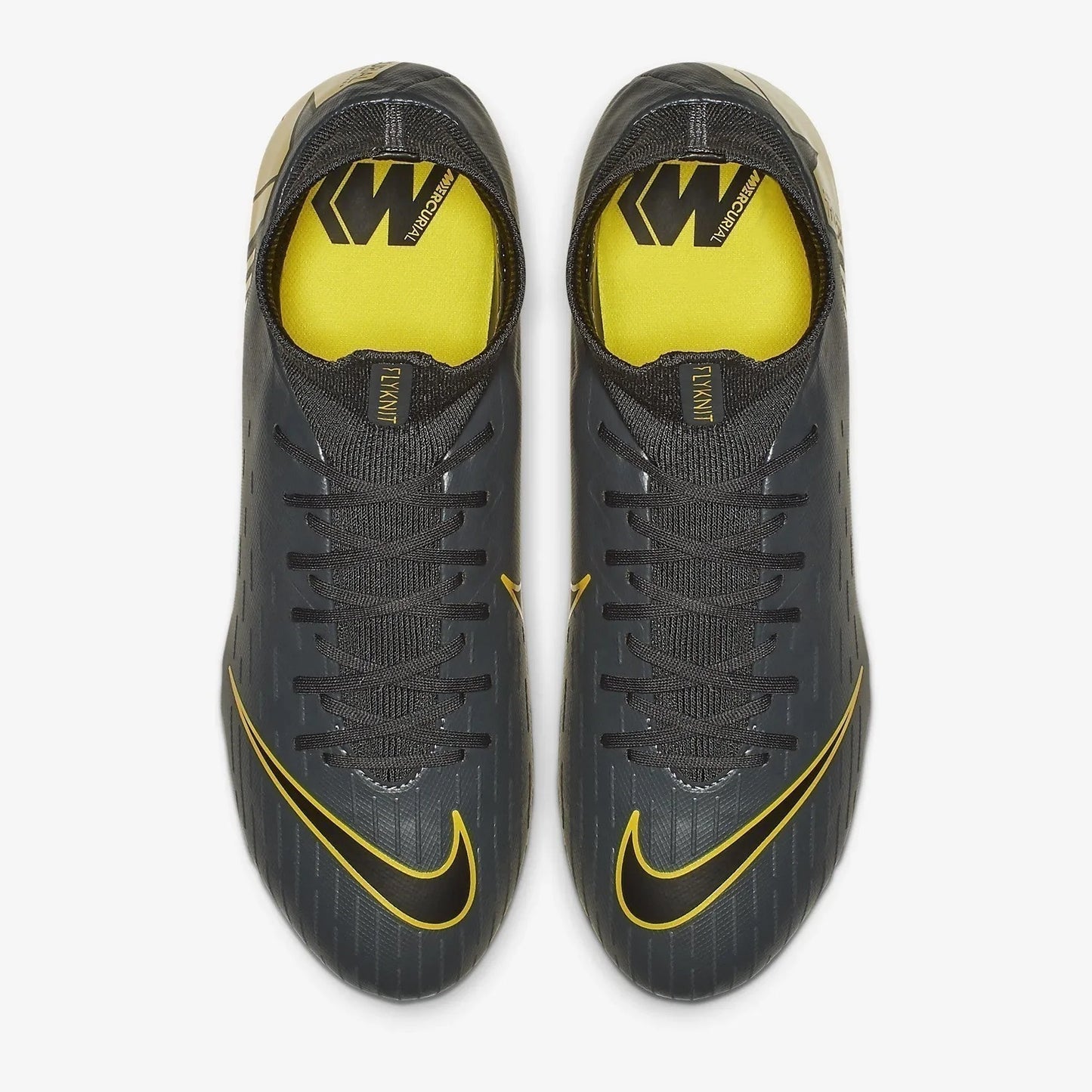 Nike Superfly 6 Pro FG Mens Soccer Cleats Dark Grey Yellow