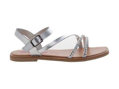 Sandalias Tropicana Color Plata para Niña