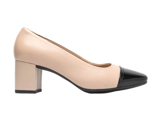 Zapatos de Tacón Flexi Beige para Mujer