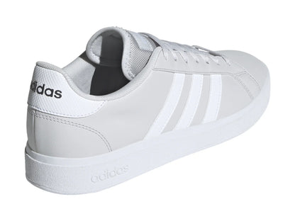 Tenis Adidas Grand Court Base 20 Gris y Blanco para Hombre