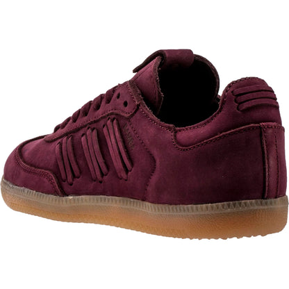 Deep Hue Samba WomenS Deep Hue Maroon Burgundy Gum