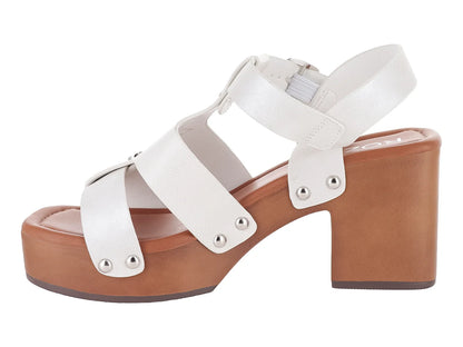 Sandalias ROZE Blancas de Plataforma para Mujer