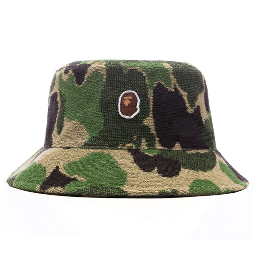 ABC Camo Pile Jacquard Bucket Hat Green