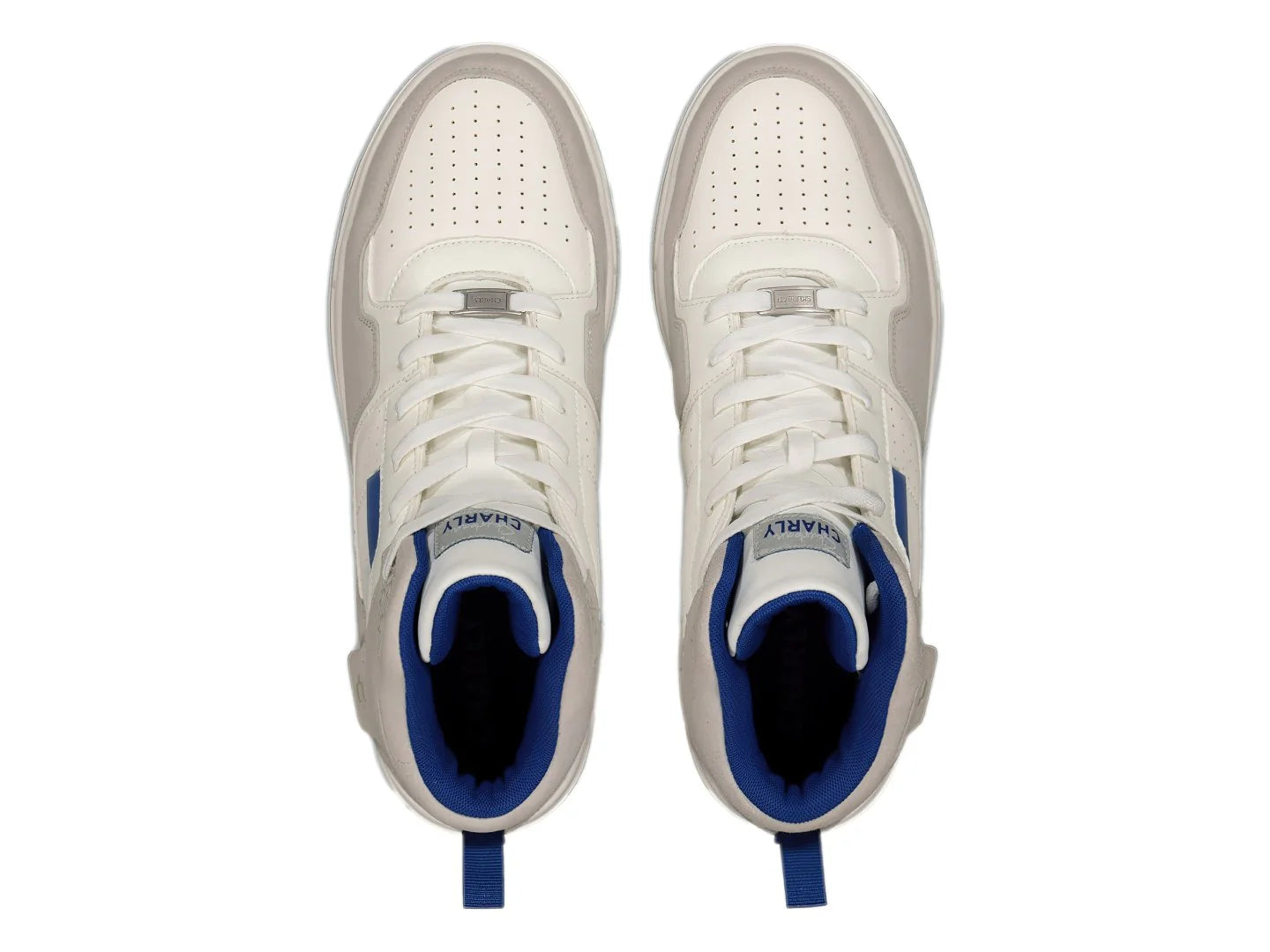 Tenis Charly Bota Blanco y Azul para Hombre