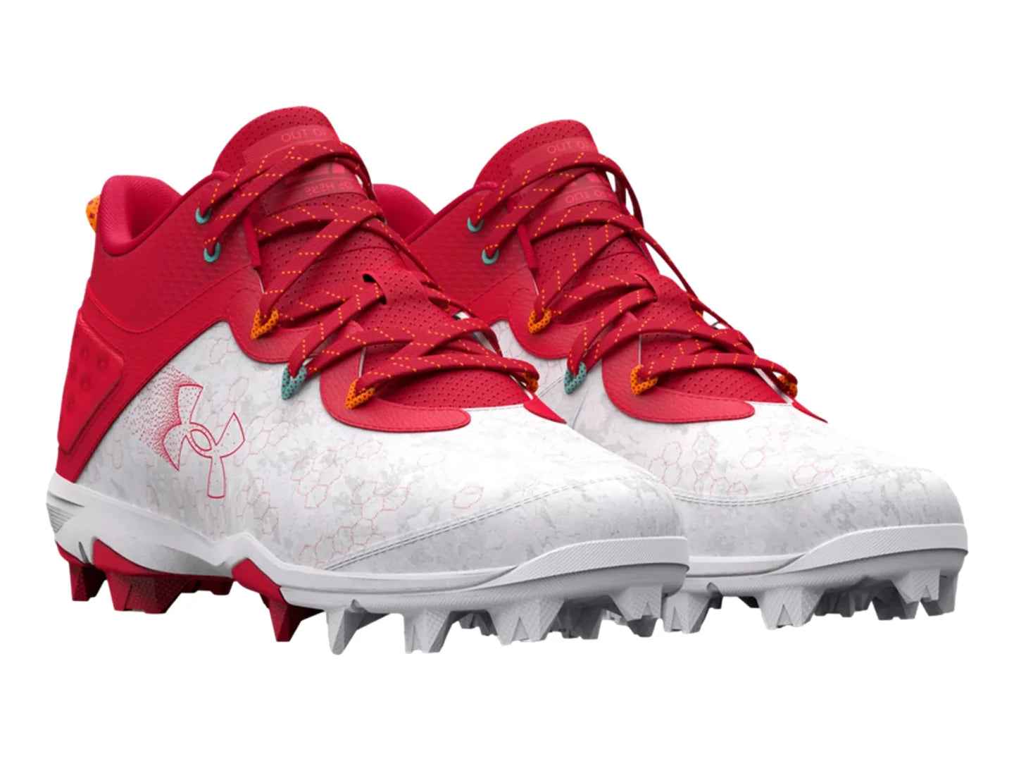 Tenis Under Armour Harper 8 Mid RM Rojo para Hombre
