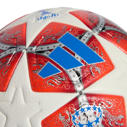 adidas UEFA Womens Champions League Pro Soccer Ball White Red