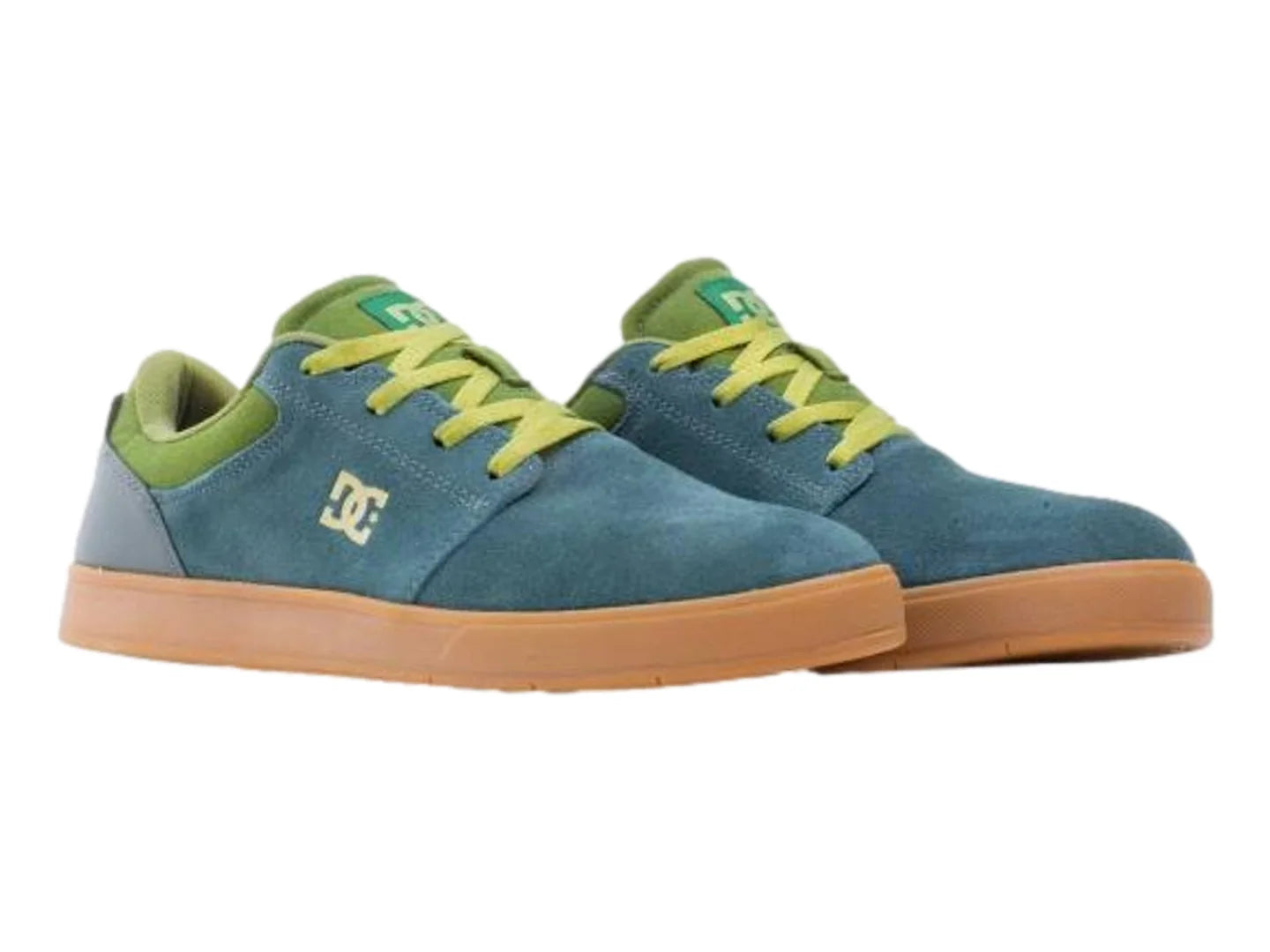 Tenis DC Shoes Crisis 2 Verde y Gum para Hombre