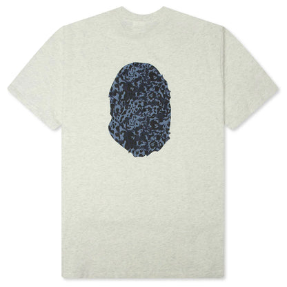 Wild Leopard Pattern Ape Head Relaxed Fit Tee Gray