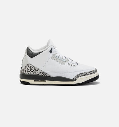 Air Jordan 3 Retro Hide N Sneak Grade School Lifestyle Shoe Black White