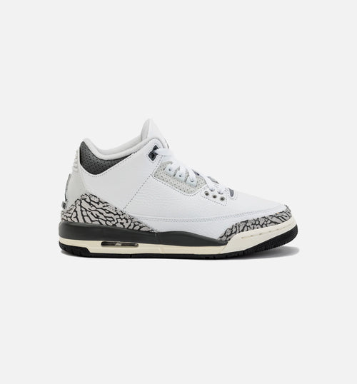 Air Jordan 3 Retro Hide N Sneak Grade School Lifestyle Shoe Black White
