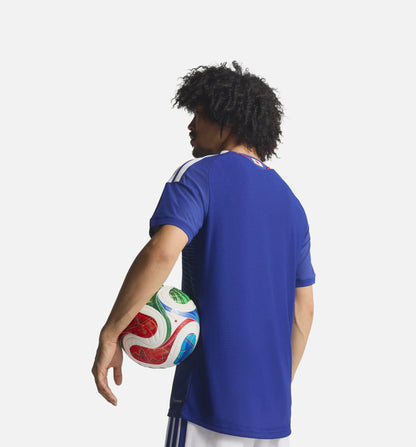 Japan 26 27 Home Authentic Mens Jersey Japan Blue Ash Blue