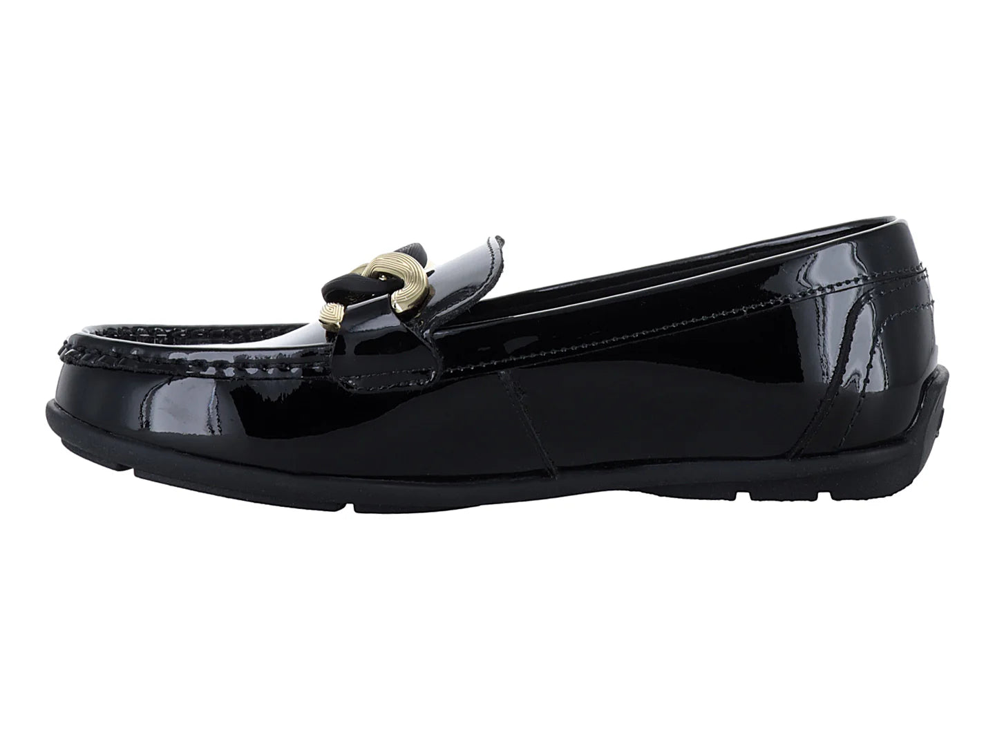 Zapatos Mocasines Flexi Negros para Mujer