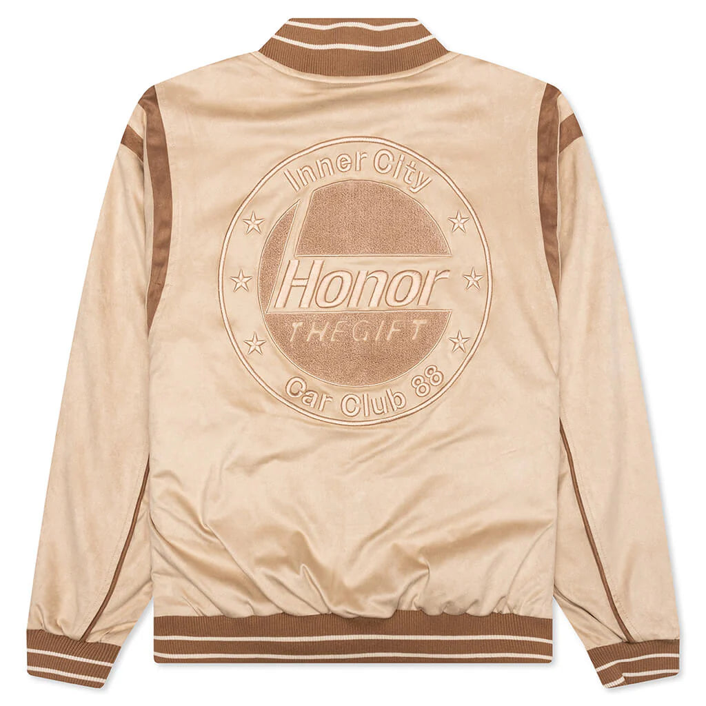 Oil Head Varsity Tan