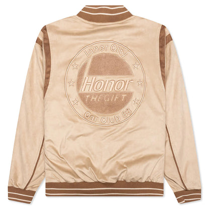 Oil Head Varsity Tan