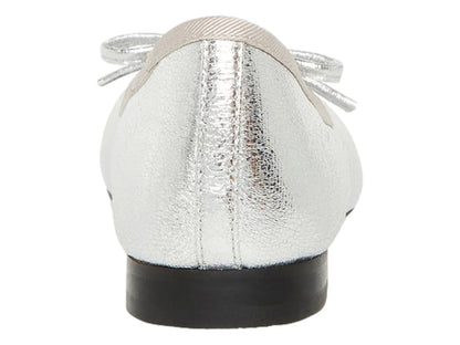 Zapatos Planos Steve Madden Plata y Negro para Mujer