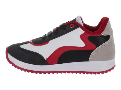 Tenis New Boys Tokyo Negro y Rojo para Niño