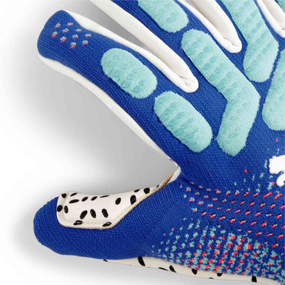 PUMA Future Ultimate NC Goalkeeper Gloves Blue Sunset Glow Electric Pepp