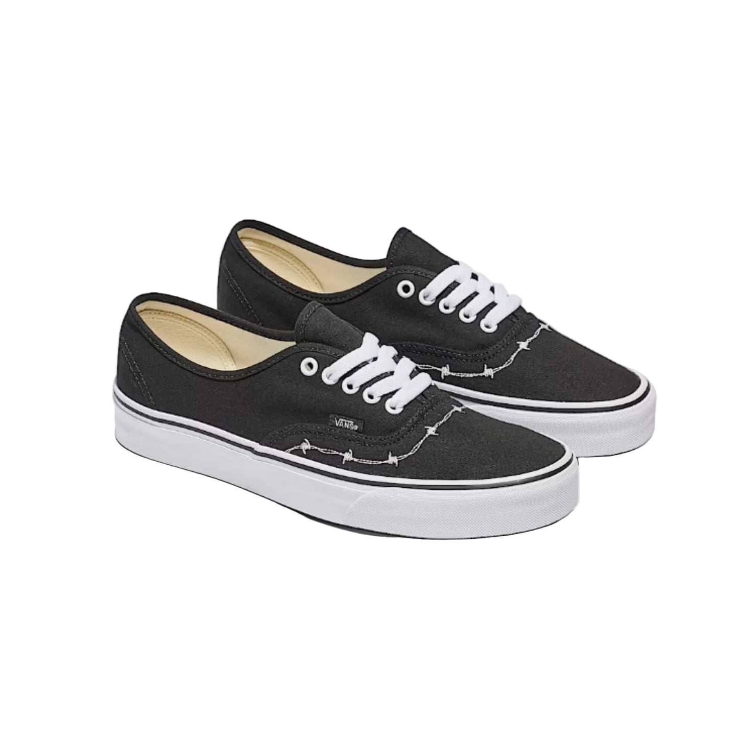 Men's Vans Authentic Barbed - "Black/White"