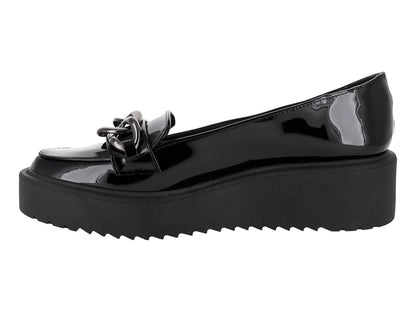 Mocasines de Charol Negro MELIANA para Mujer