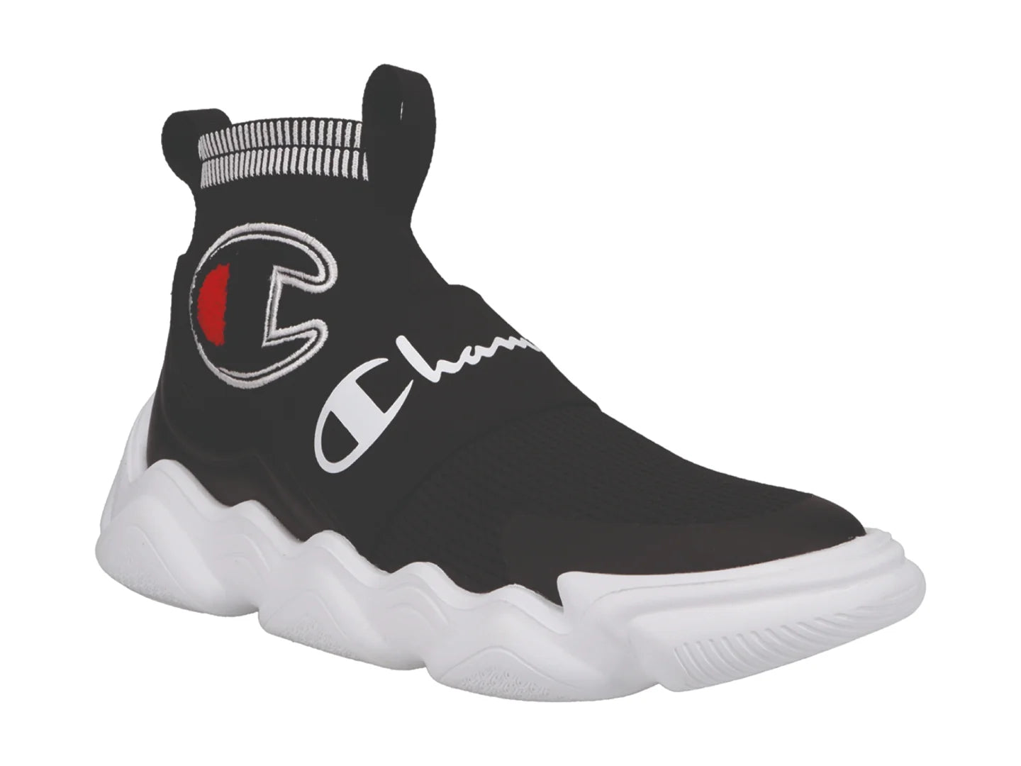 Tenis Champion Meloso Rally Pro Negro y Blanco para Hombre