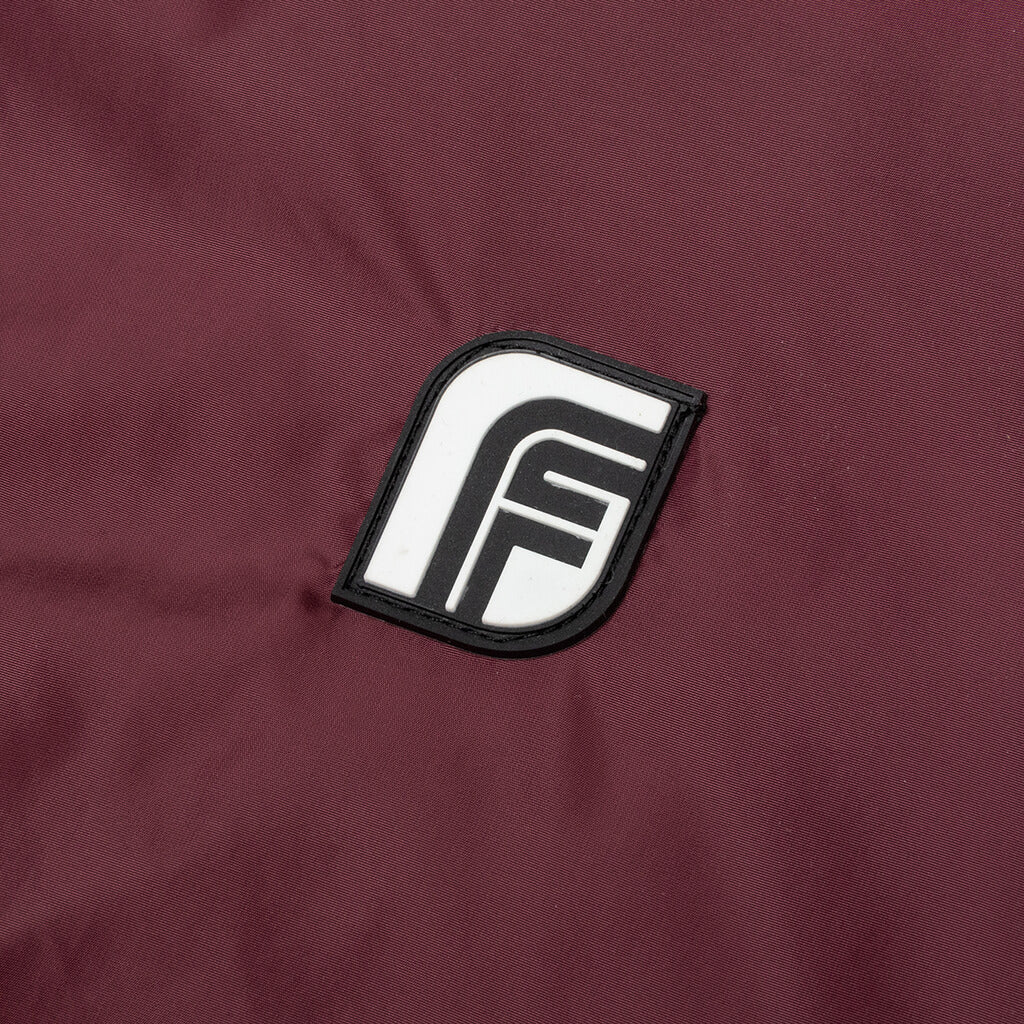 Track Jacket Camel Maroon Green