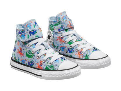 Tenis Converse Chuck Taylor All Star 1V Hi Azul para Niño