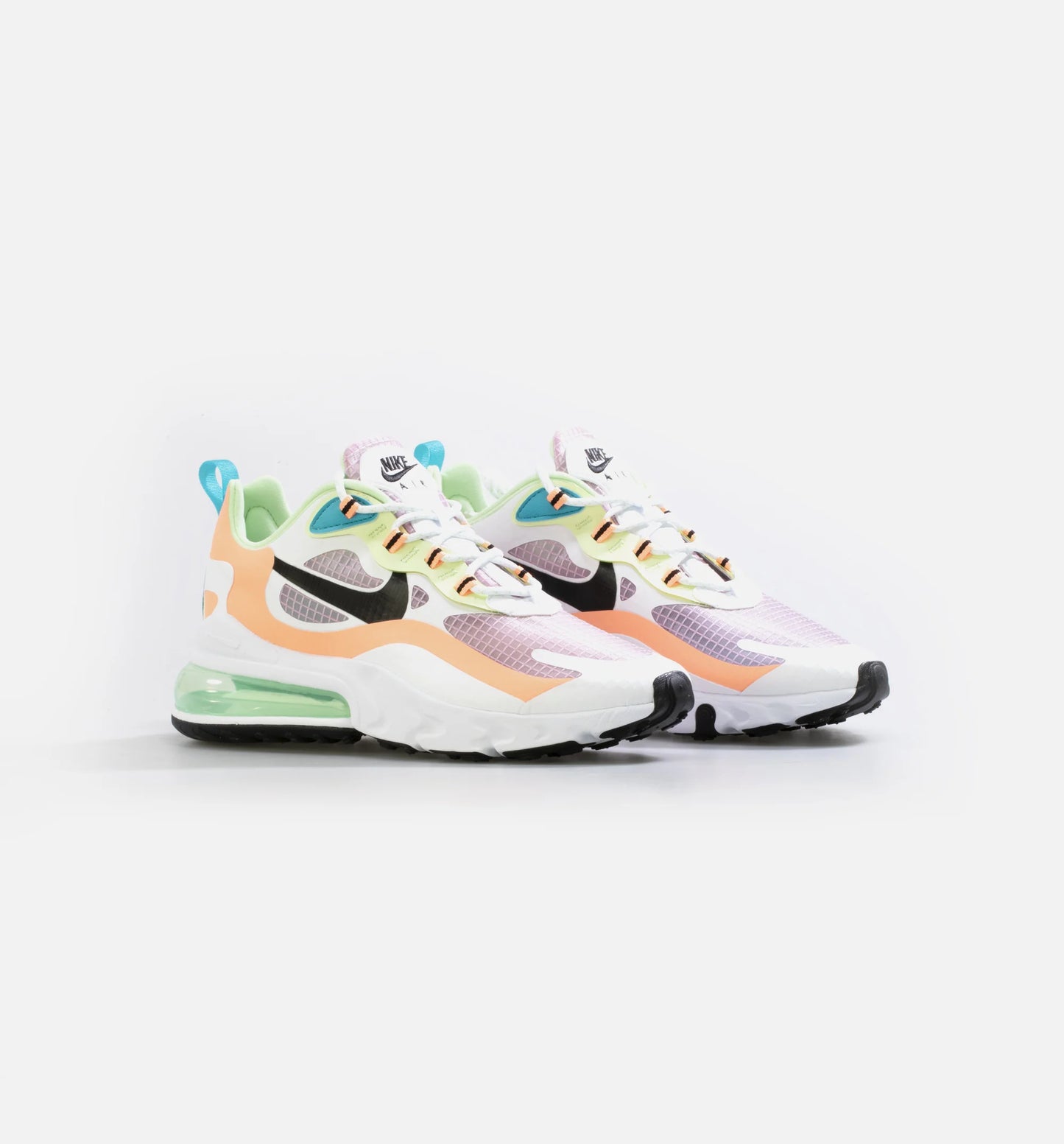 Air Max 270 React SE Womens Lifestyle Shoe White Pink Green Black