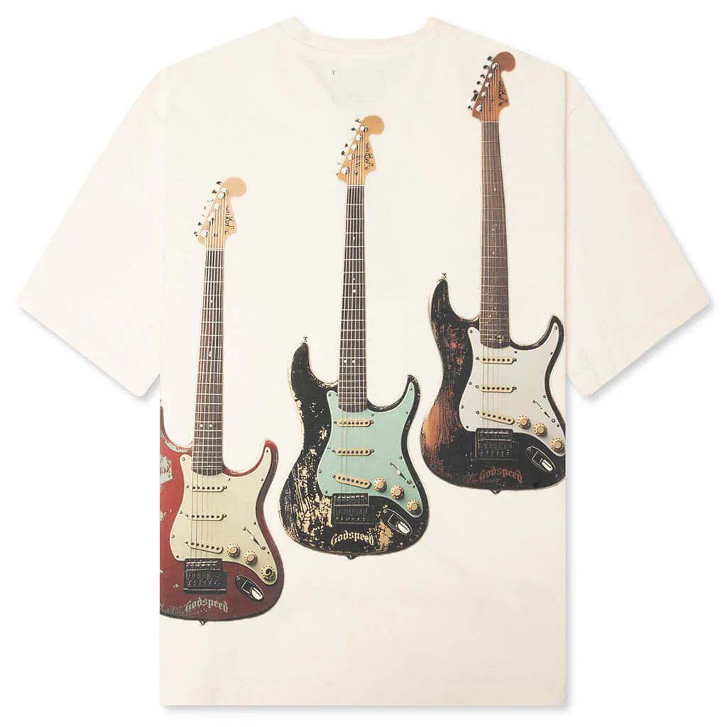 Guitar Heroes Studded Bone