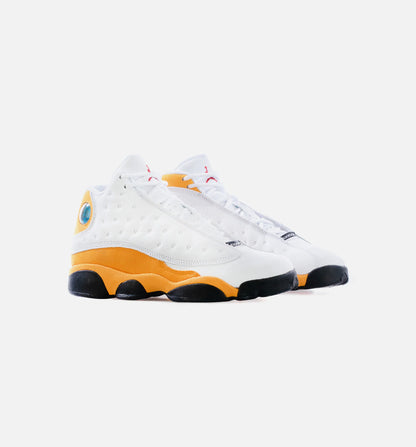 Air Jordan 13 Retro Del Sol Grade School Lifestyle Shoe White Yellow