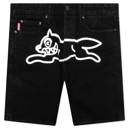 Black Dog Jean Strawberry Fit Shorts Black Caramel