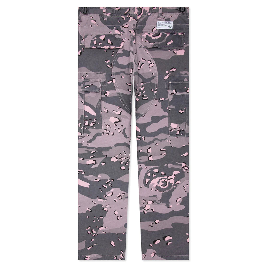 Dipped Cargo Pants Pink Nectar