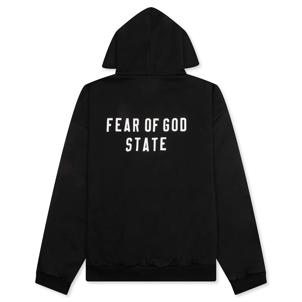 Heavy Fleece Fullzip Hoodie Black