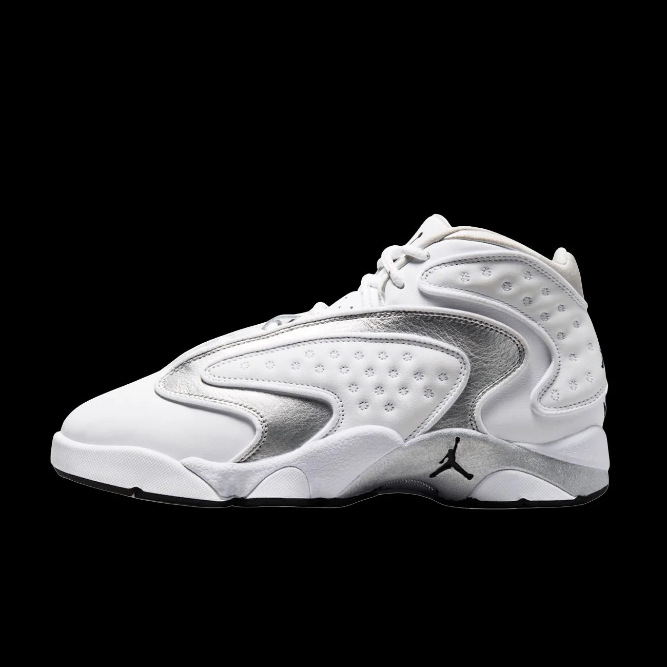 WMNS Air Jordan OG White Metallic Silver Black