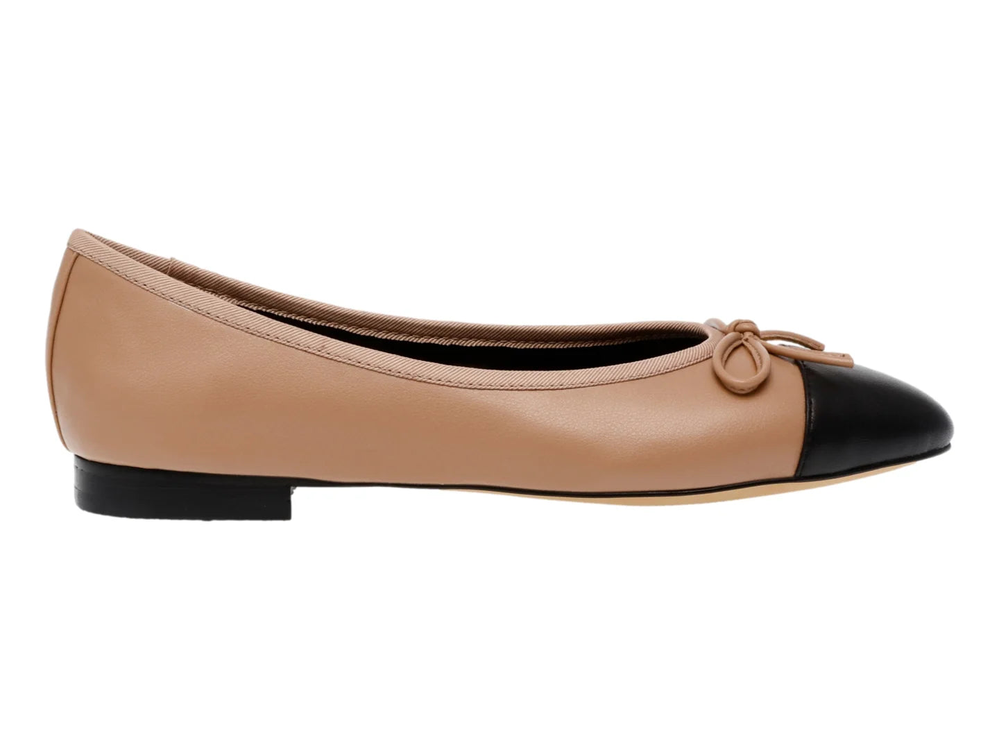 Zapatos Planos Steve Madden Bicolor Tan Black para Mujer