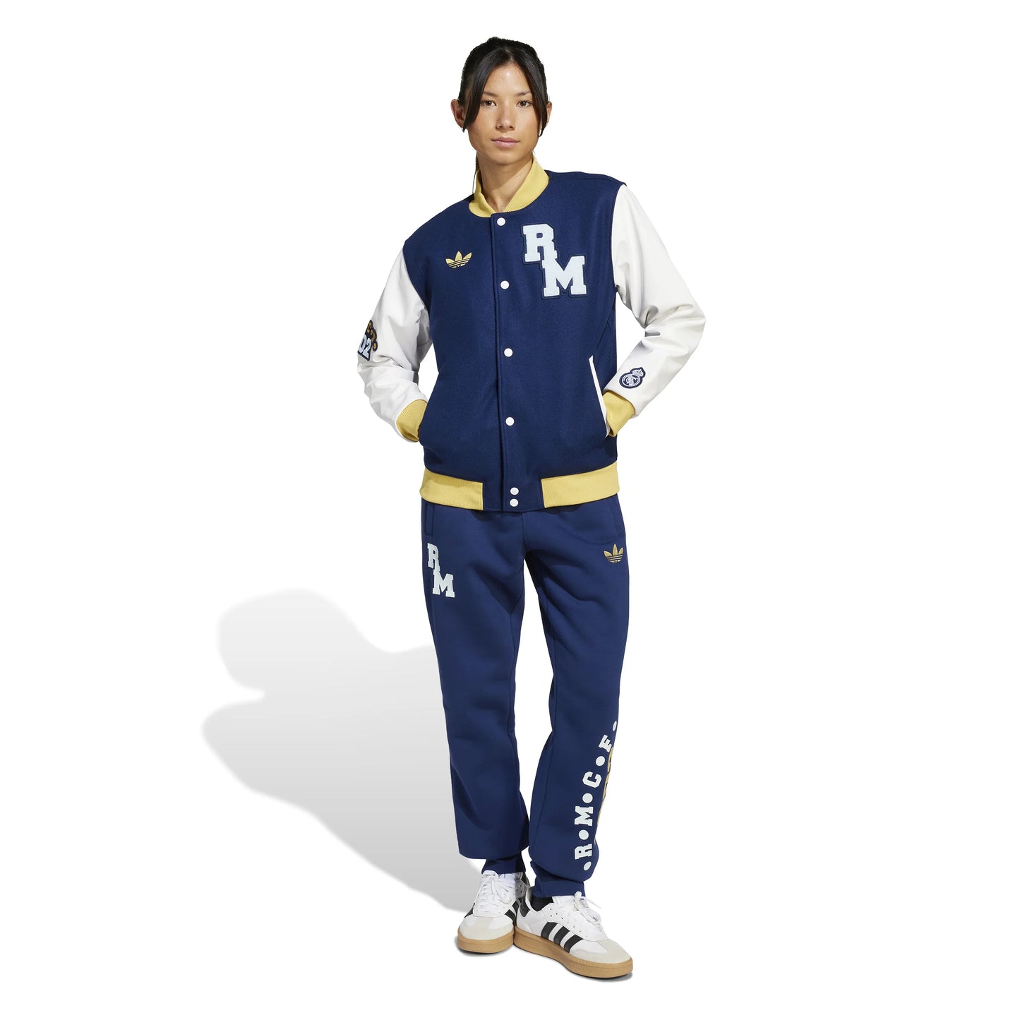 adidas Real Madrid Varsity Jacket Team Blue