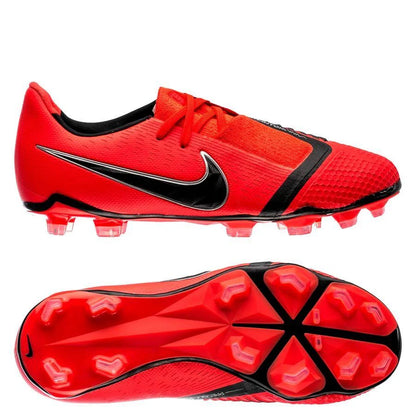 Nike Phantom Venom Elite FG Youth Soccer Cleats Bright Crimson Black Crimson