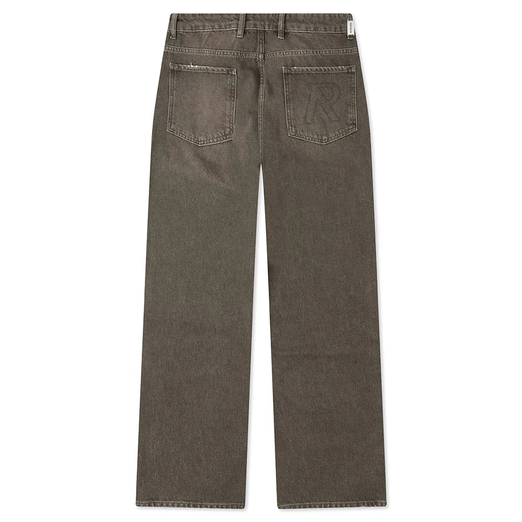 R3 Baggy Denim Washed Olive