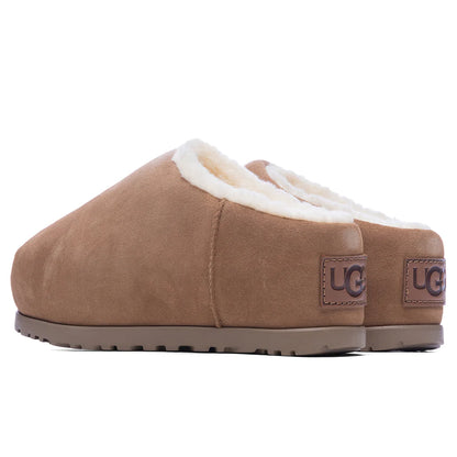 Womens Pumped Slide Chestnut